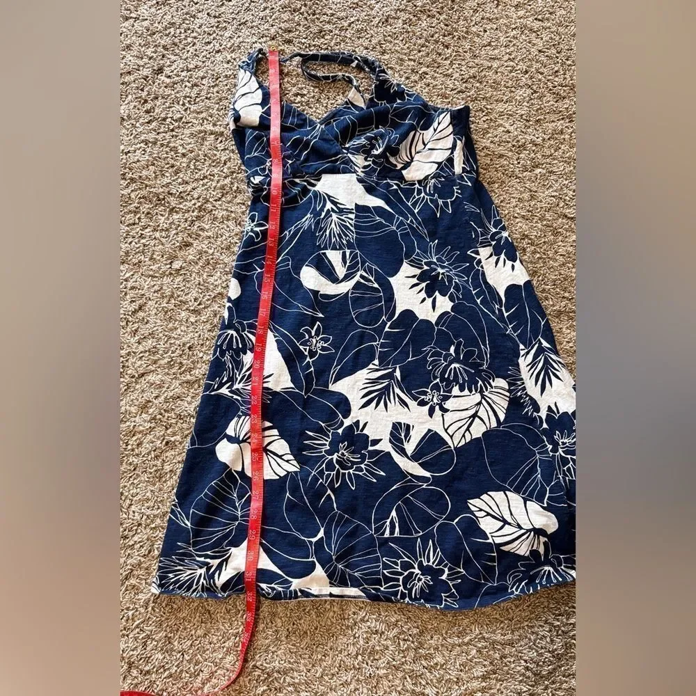 Patagonia Blue & White Floral Sun Dress